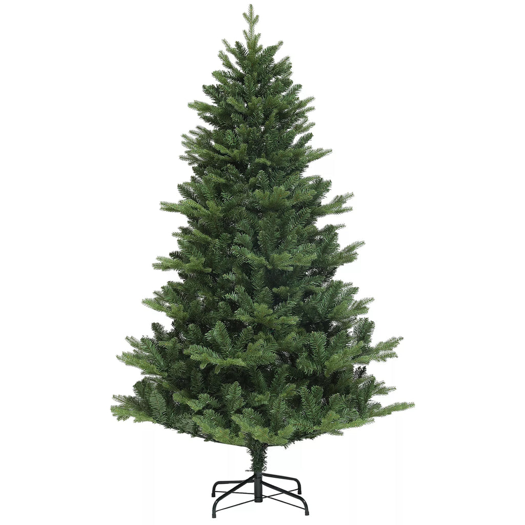 Dirbtinė Kalėdų eglutė, natūraliai atrodanti, plati ir vešli, 180 x Ø105 cm, žalia
