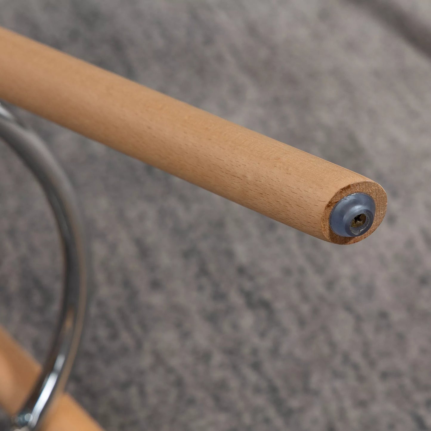 HOMCOM 2 vnt. baro kėdžių komplektas, Skandinaviško dizaino, su atrama kojoms, 38,5 cm x 42,5 cm x 91 cm, Natūrali + Balta