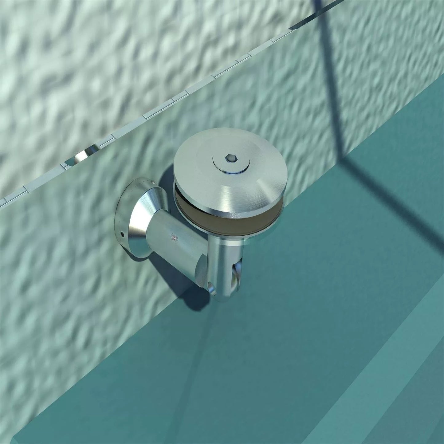 Stiklinis stogelis virš durų, grūdintas stiklas, 304 nerūdijančio plieno, skaidrus stiklas 150 x 90 cm