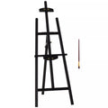Dailės stovas reguliuojamas 134,5 cm juodas