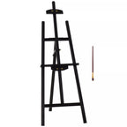 Dailės stovas reguliuojamas 134,5 cm juodas