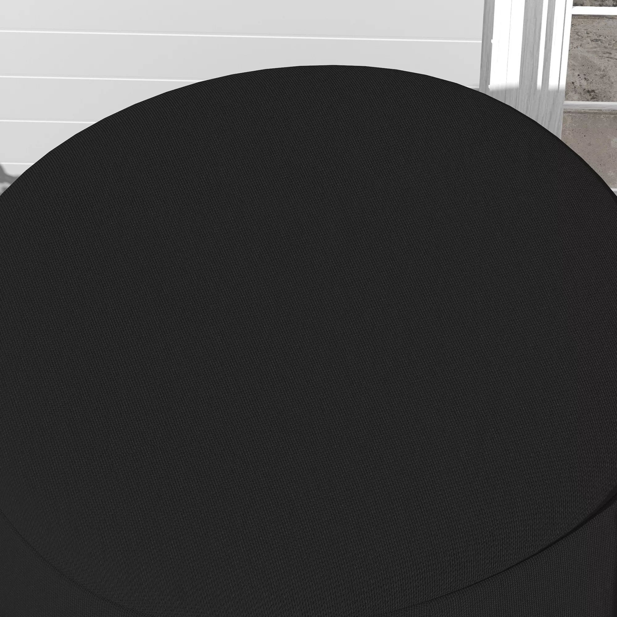 Lauko baldų dangtis Baldų dangtis Apsauginis baldų tentas, atsparus atmosferos poveikiui, 196 cm x 196 cm x 230 cm, juodas