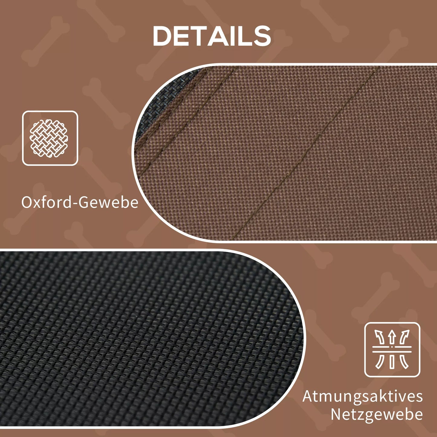 Pakelta šuns lova su stogeliu lauko naudojimui 122 × 92 × 108 cm