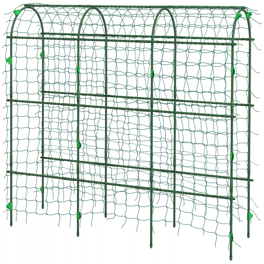 Didelis lankstus lankas, paukščių apsaugos tinklas, lengvas montavimas, metalas, 43 x 182 x 183 cm