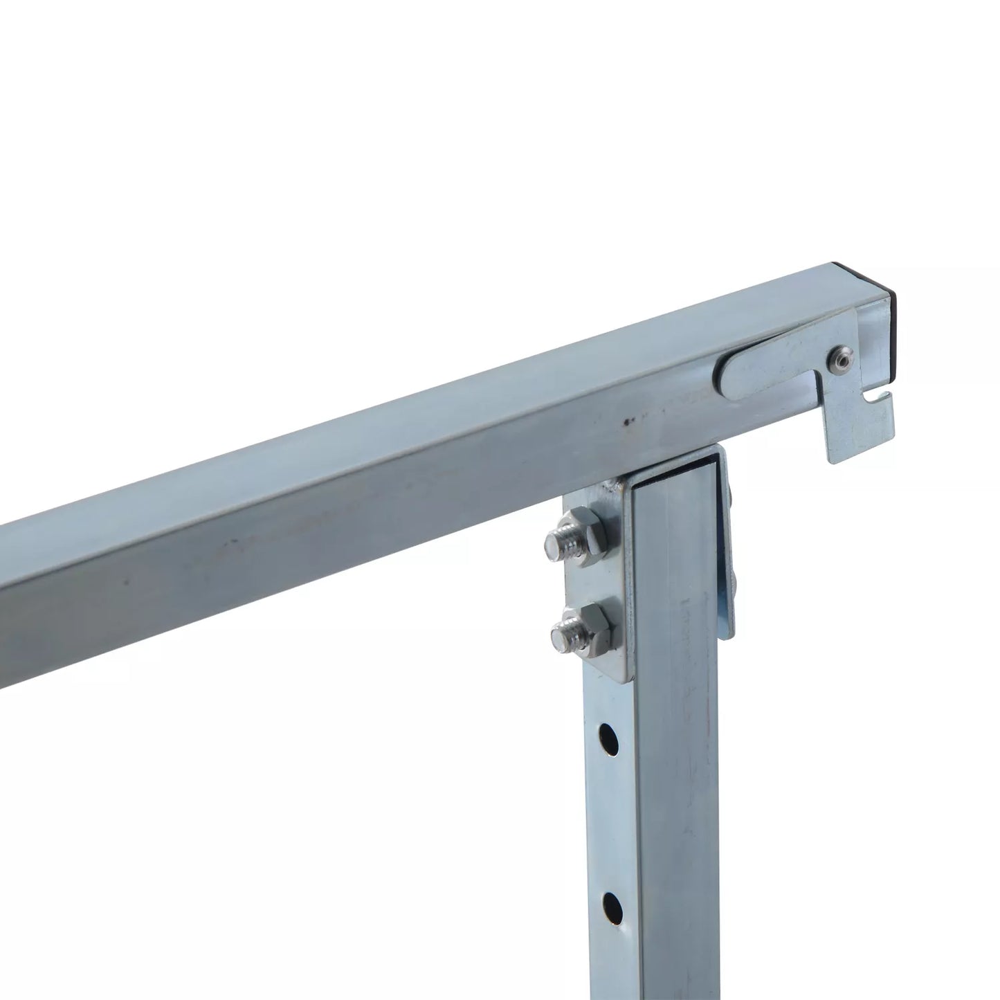 2 vnt. Sulankstomas reguliuojamo aukščio atraminis stovas (pastolių balastas) iki 200kg, plieninis, juodas, 68 x 58 x 80-130 cm