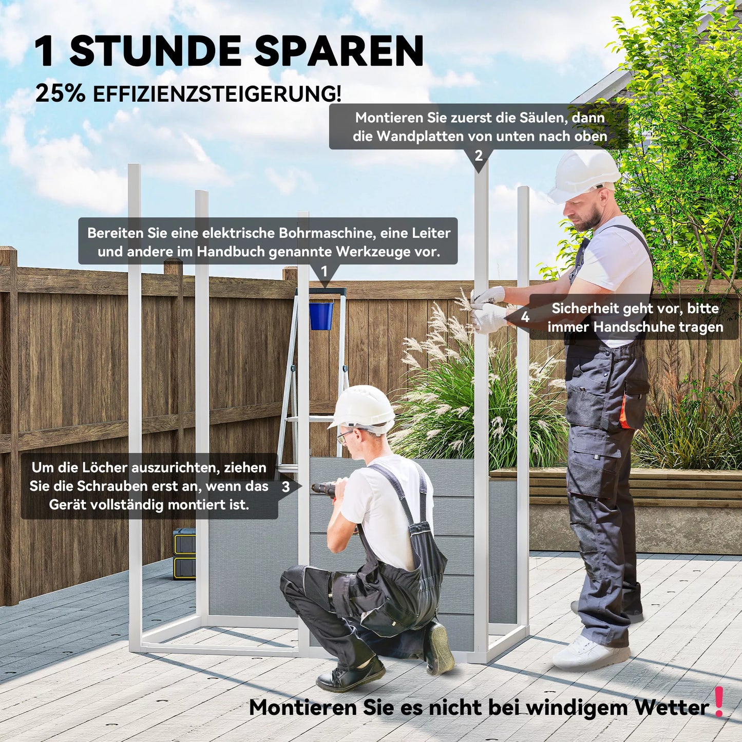 Outsunny Sodo namelis plastikinis 1,14 m² 151 x 92 x 193 cm Įrankių pašiūrė su vienšlaitiniu stogu, grindys, langas, pilkos spalvos