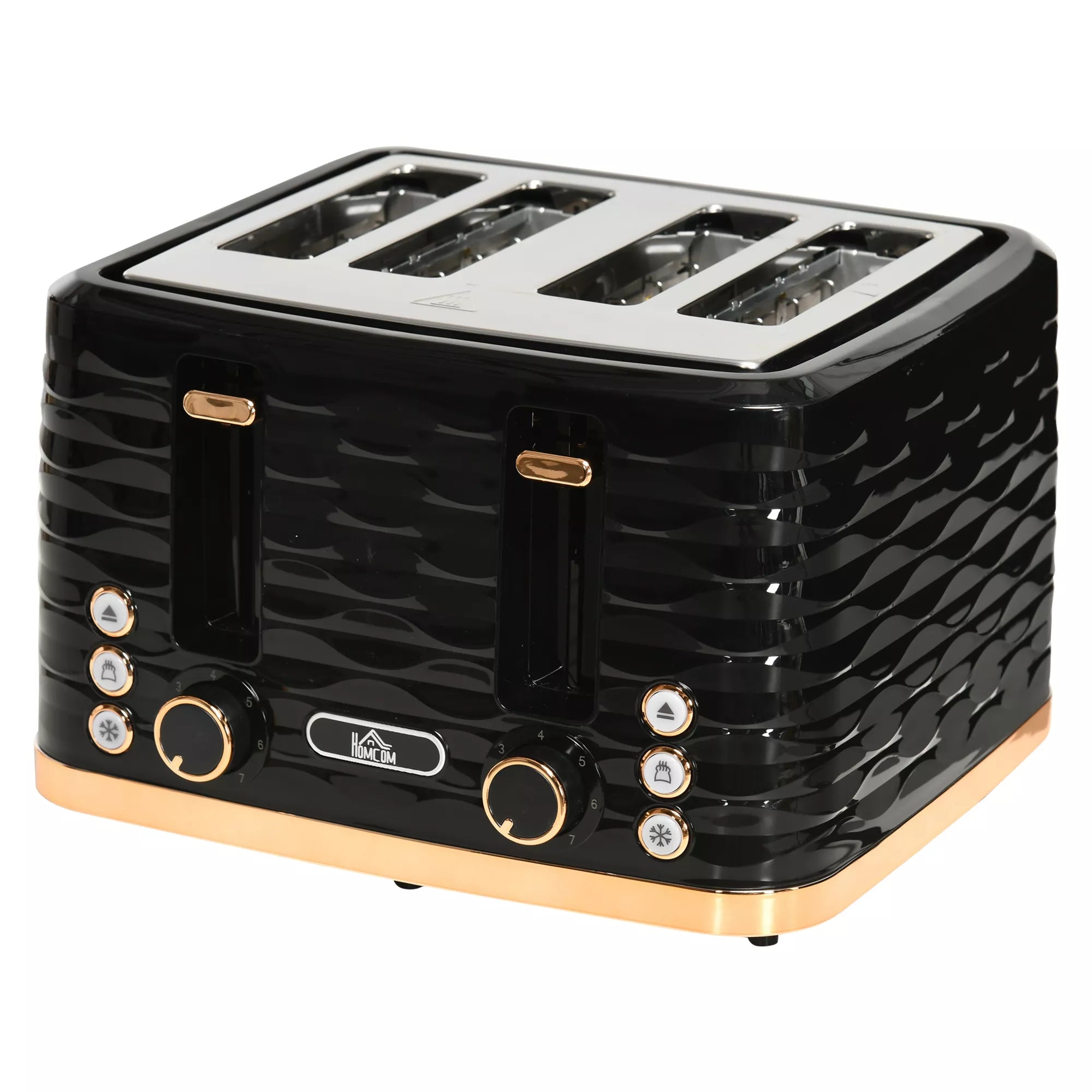 Skrudintuvas 4 riekelėms, su funkcijų pasirinkimu, juodas