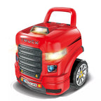 Žaislinis dirbtuvių sunkvežimis Motor-Master, 51 detalė, 45×36×42 cm