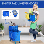 Sulankstomo 20 litrų kibiro talpos iliustracija
