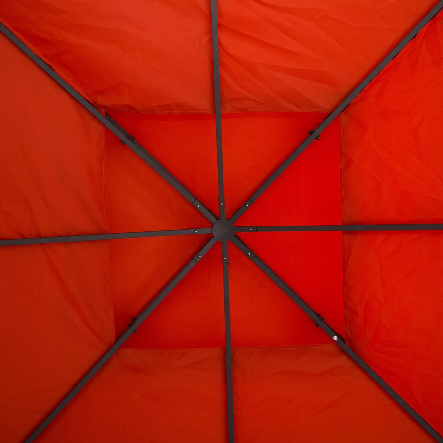 Pavilion 3x3m atsarginis stogas, atsparus vandeniui Paviljono stogas metaliniam paviljonui Paviljono atsarginis stogas Sodo paviljonas Šventinis palapinė Sodo palapinė Poliesteris Rūdžių raudona