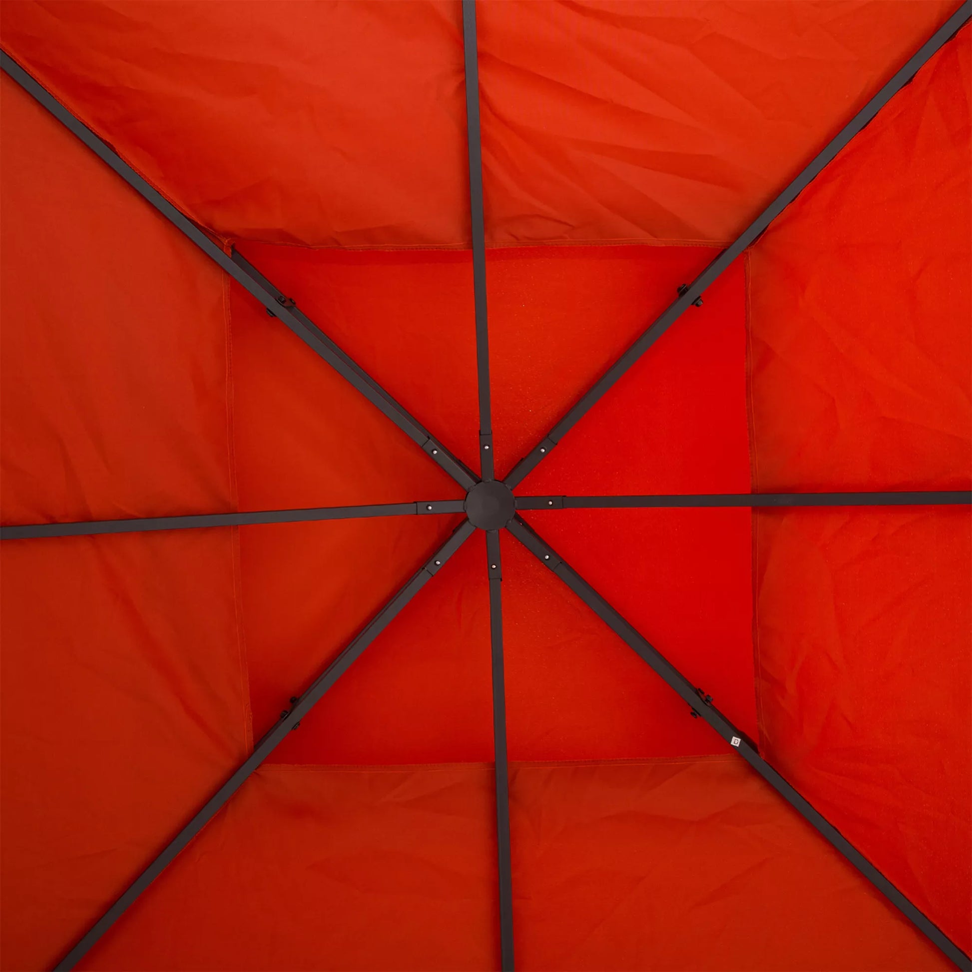 Pavilion 3x3m atsarginis stogas, atsparus vandeniui Paviljono stogas metaliniam paviljonui Paviljono atsarginis stogas Sodo paviljonas Šventinis palapinė Sodo palapinė Poliesteris Rūdžių raudona